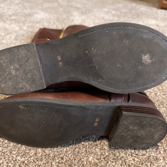 G By Guess Harson Women Riding Boots , Dark Brown - Picture 7 of 9